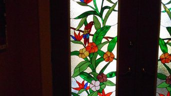 entry way two decorative glass for front doors