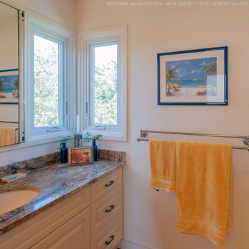 Beautiful Bathroom with New Windows - Renewal by Andersen NYC / NJ