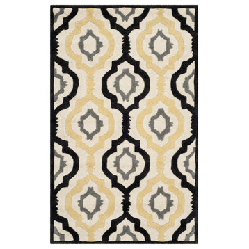 Safavieh Chatham Collection CHT747 Rug, Ivory/Multi, 3'x5'