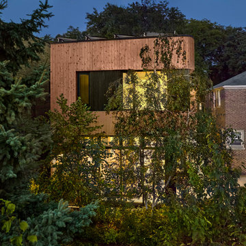 Cedar House Among The Trees