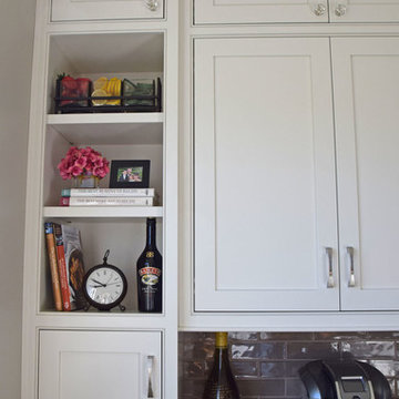 Corner cabinet and pullout options that Maximize Space