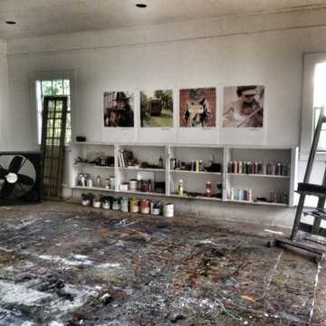 Garage turned Art Studio