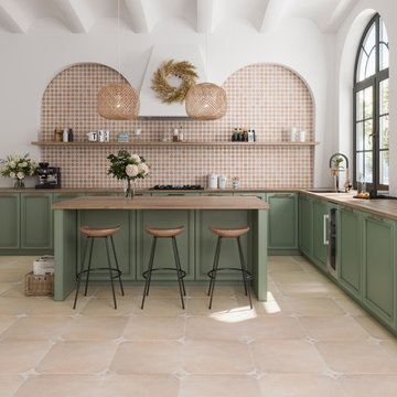 Sultana Celeste Terra Cotta Porcelain Tile 12x22