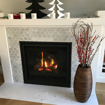 Tiled Fireplace