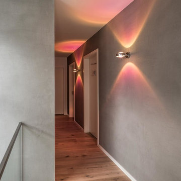 Flur und Treppenhaus im Betonlook