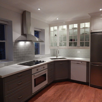 IKEA Kitchen - Bodbyn Gray and Bodbyn White