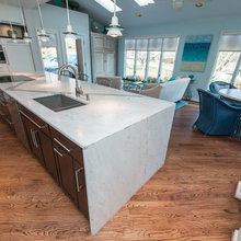 Honed Marble Island