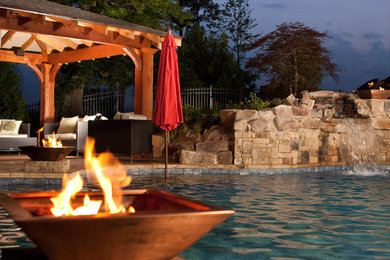 Example of a tuscan pool design in Atlanta