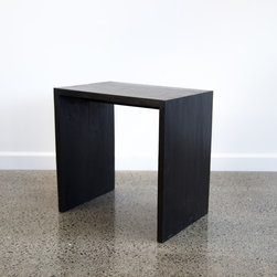 Teak Side Table (Black) - Products