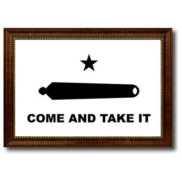 Revolution Come and Take It Military Flag Canvas Print, 27" x 39"
