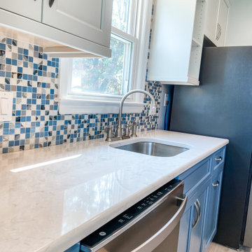 Glen Burnie Blue & White Kitchen Remodel