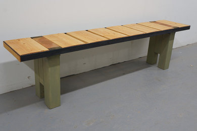Custom benches liven interior and exterior spaces