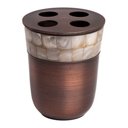 Paradigm Trends - Opal Toothbrush Holder, Copper - Toothbrush Holders