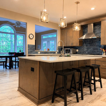 Contemporary Kitchen Remodel in Springfield, VA