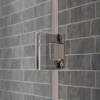 38-39"Wx72"H Shower Door ULTRA-E Chrome Finish