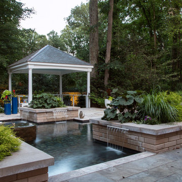 Great Falls Contemporary Water Feature