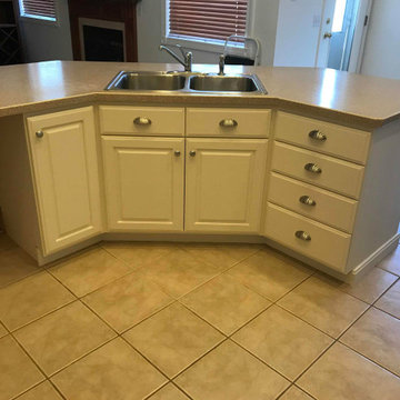 Dark Oak to Linen White