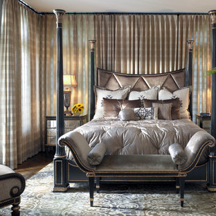 Transitional bedroom photo in San Diego