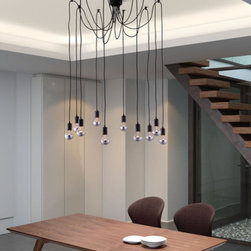 Zuo Fog Ceiling Lamp Black - SKU: 50151 - Chandeliers