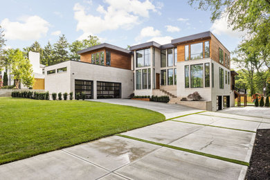 Inspiration for an exterior home remodel in Indianapolis