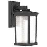 Craftmade Lighting - Craftmade Lighting Composite Lanterns - 12" One Light Outdoor Wall Lantern - Craftmade's Composite Lantern collection featuresComposite Lanterns 1 Textured Matte Black *UL: Suitable for wet locations Energy Star Qualified: n/a ADA Certified: n/a  *Number of Lights: Lamp: 1-*Wattage:60w A19 Medium Base bulb(s) *Bulb Included:No *Bulb Type:A19 Medium Base *Finish Type:Textured Matte Black