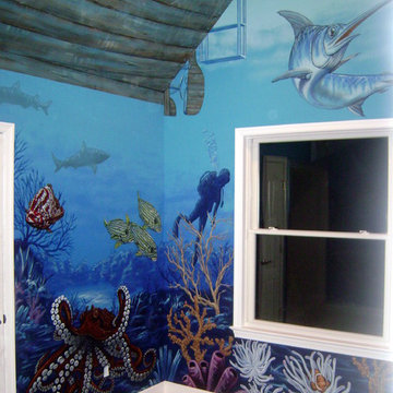 All Sea Life Murals and Painting Projects over the years by Mural Art LLC