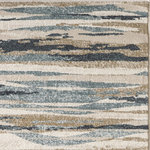 KAS - KAS Avalon 5620 Ivory/Blue Landscapes Area Rug, 5'3" x 7'7" - Traditional and classic at a great value best describes our Avalon Collection! The updated color palette adds a fresh touch of elegance to any lifestyle. Machine-made of 100% polypropelene, this collection is a tremendous value and makes for easy upkeep. Avalon is made in Turkey and has a 1/2" pile height.
