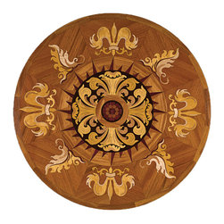 Oshkosh Designs - Sophistication Wood Medallion - Floor Medallions And Inlays