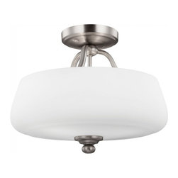 Feiss Vintner 3 Light Semi Flush Mount in  Transitional Style - Lighting