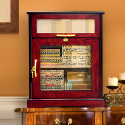 Epicureanist Cigar Mate 450 Cigar Desktop Humidor - Lifestyle And Leisure