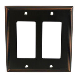 Cosmas - Cosmas Decorative Wall Plates/Outlet Cover, Oil Rubbed Bronze, 65000 Series - Switch Plates And Outlet Covers