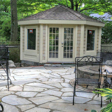 Woodland water feature