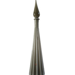 CASED EMPOLI ITALIAN FLOOR DECANTER IN GREY NO. 2 - Vases