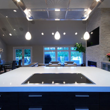 High-Tech Kitchen & Great Room - Bellevue, WA
