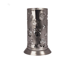 Floral Pillar Table Lamp - Bedroom Products