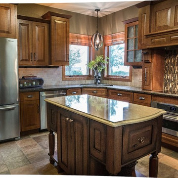 Southern Minnesota New Age Craftsman Custom Home #816