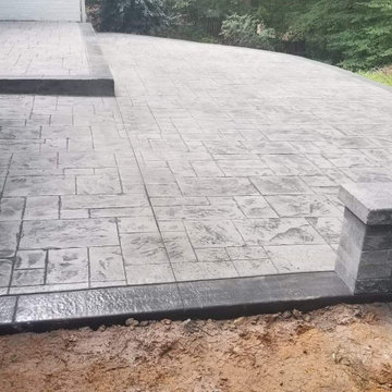 Stamped concrete patio 0018