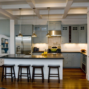 75 Beautiful Traditional Kitchen With Concrete Countertops