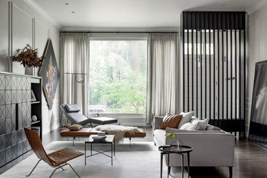 Trendy home design photo in Chicago