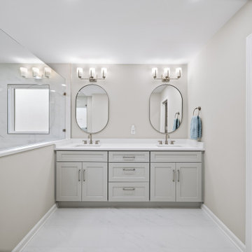 Basement Remodeling for Kids' Play Space & Luxurious Master Bathroom Renovation