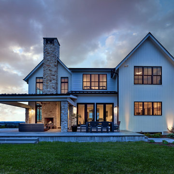 Modern Farmhouse with Mountain Views