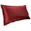 Conner 15"x24" Oblong Velvet Pillow Sangria