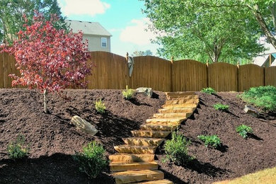Inspiration for a traditional landscaping in Atlanta.