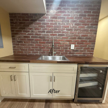 Basement Remodel for Adult Hangout