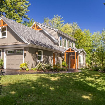 Lake Sunapee Home Surrounded by Greenery
