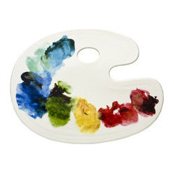 Painter's Palette Cheese Tray - Serving Dishes And Platters