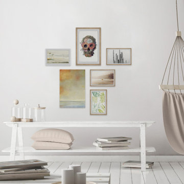 A Hint of Bronze Hexaptych
