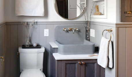 62-Square-Foot Bathroom and Laundry Room in One