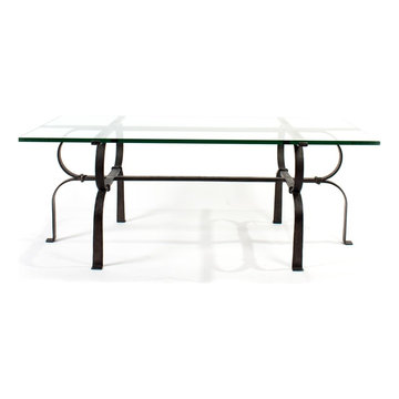 FORGED IRON COCKTAIL TABLE