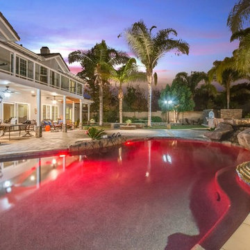 Night View - Orange Oasis